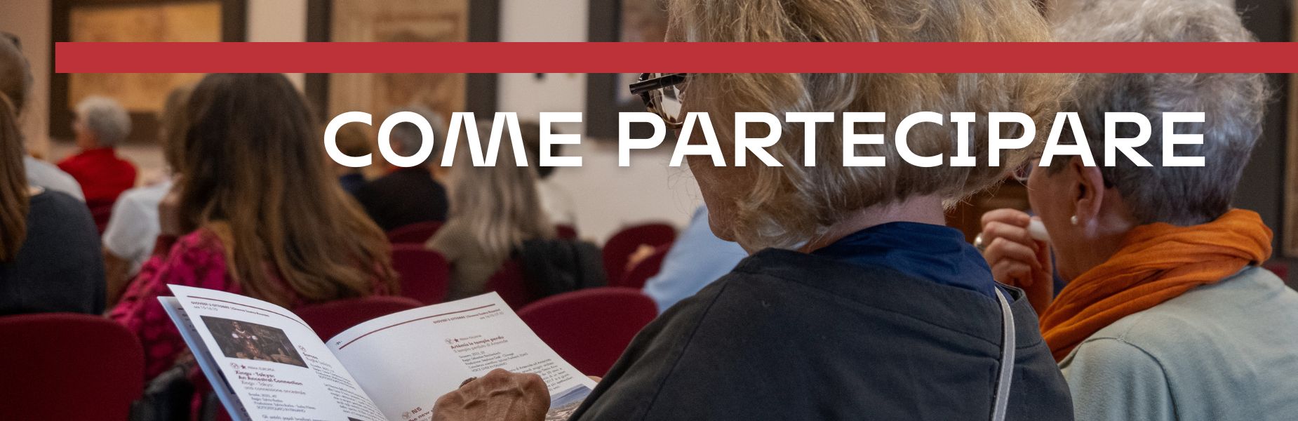 Come partecipare banner