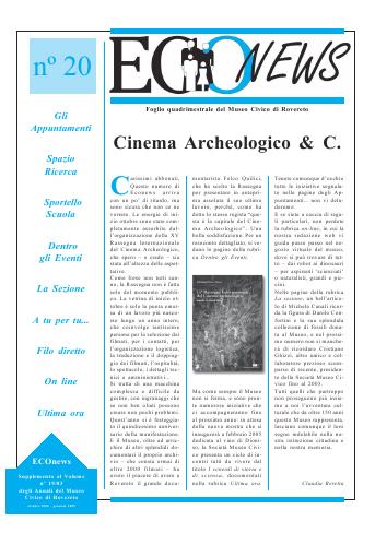 EcoNews n.20 - copertina